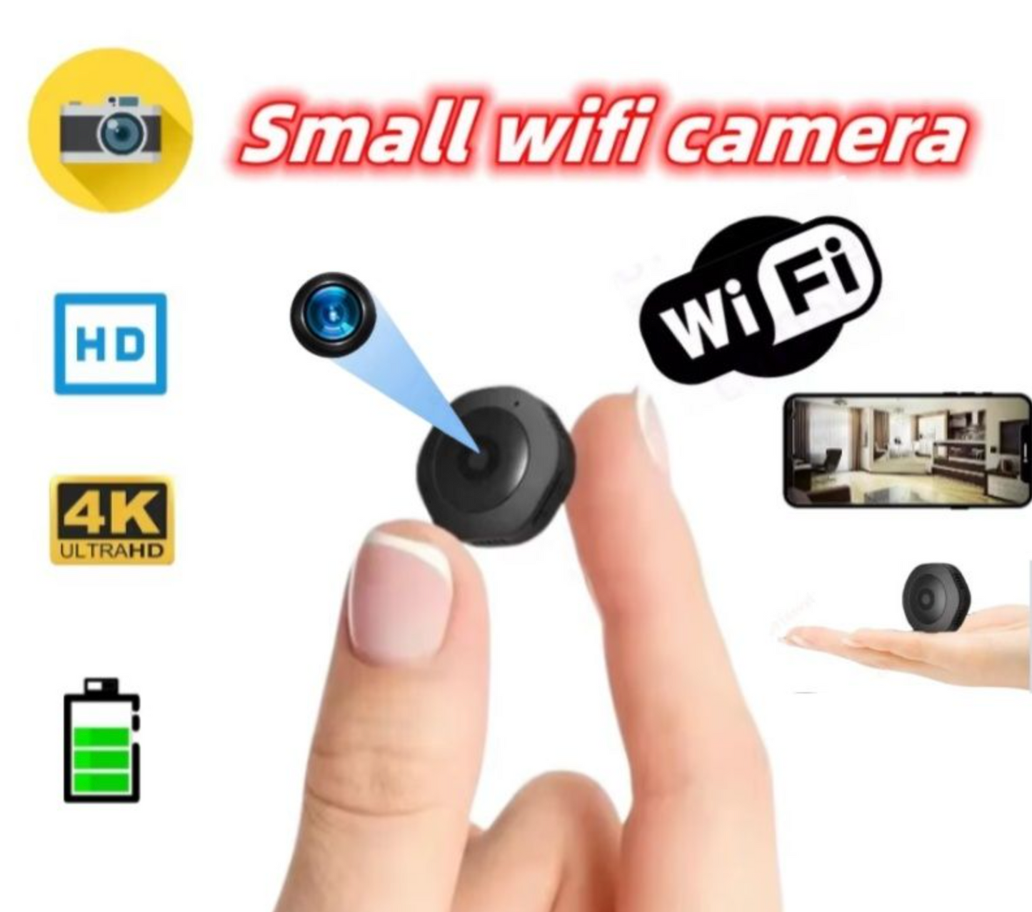 MINI CAMARA ESPIA 1080 FULL HD - ⭐️⭐️⭐️⭐️⭐