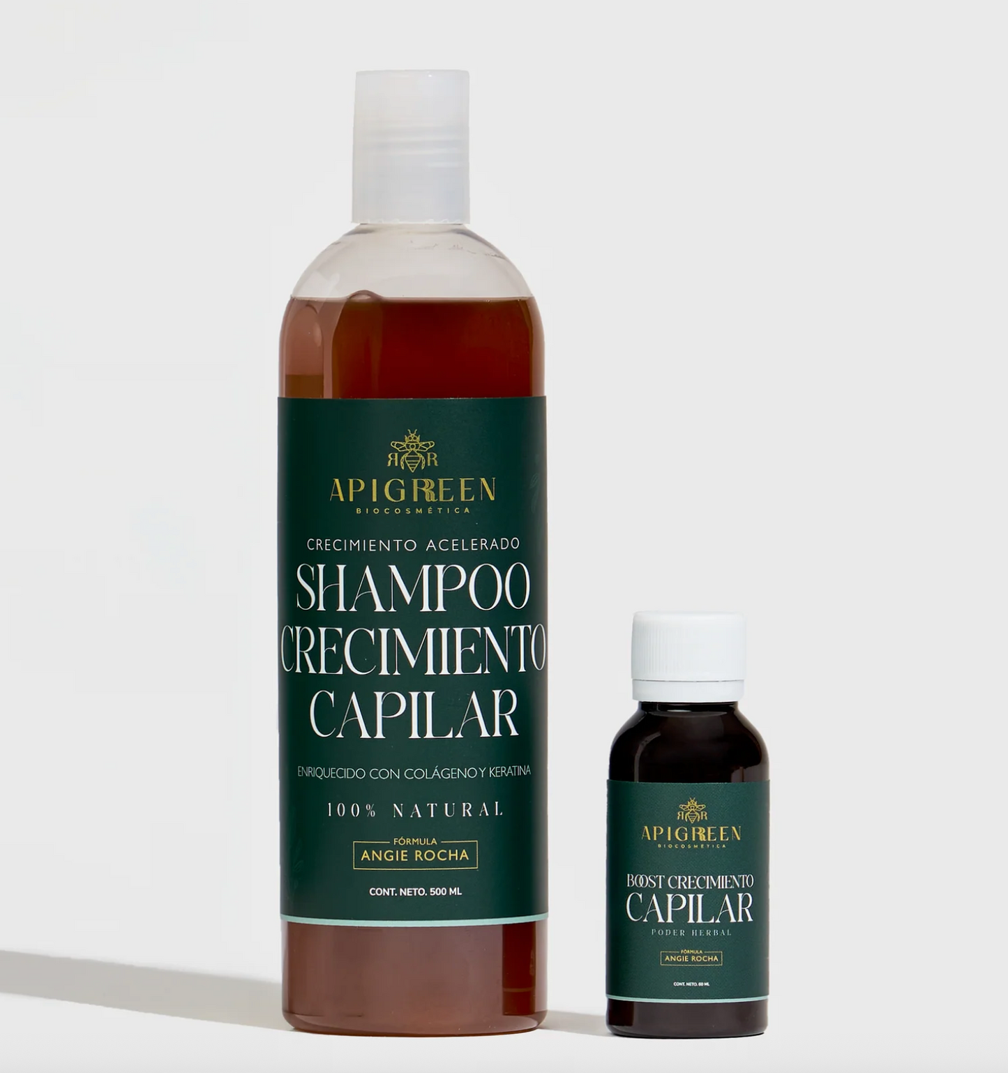 Keratina + Romero + Ortiga + Biotina - Champú Nutritivo y Regenerador para Cabello Grueso y Voluminoso (500 ml)