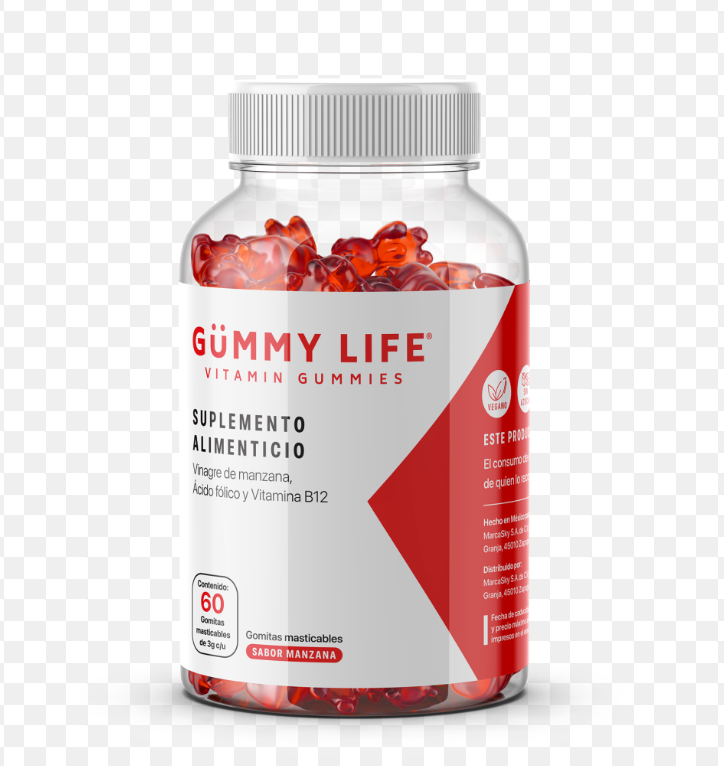 GümmyLife- Gomitas Adelgazantes de Vinagre de Manzana