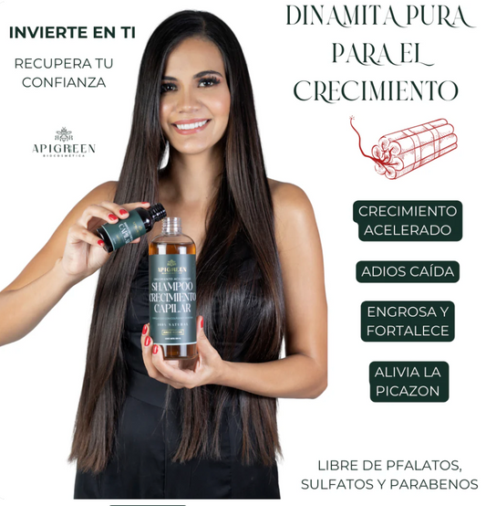 Keratina + Romero + Ortiga + Biotina - Champú Nutritivo y Regenerador para Cabello Grueso y Voluminoso (500 ml)